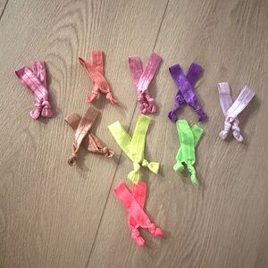 NWT Colorful NO PULL Elastic Hair Ties Set Nine Sets 18 Total!! 🎀💈